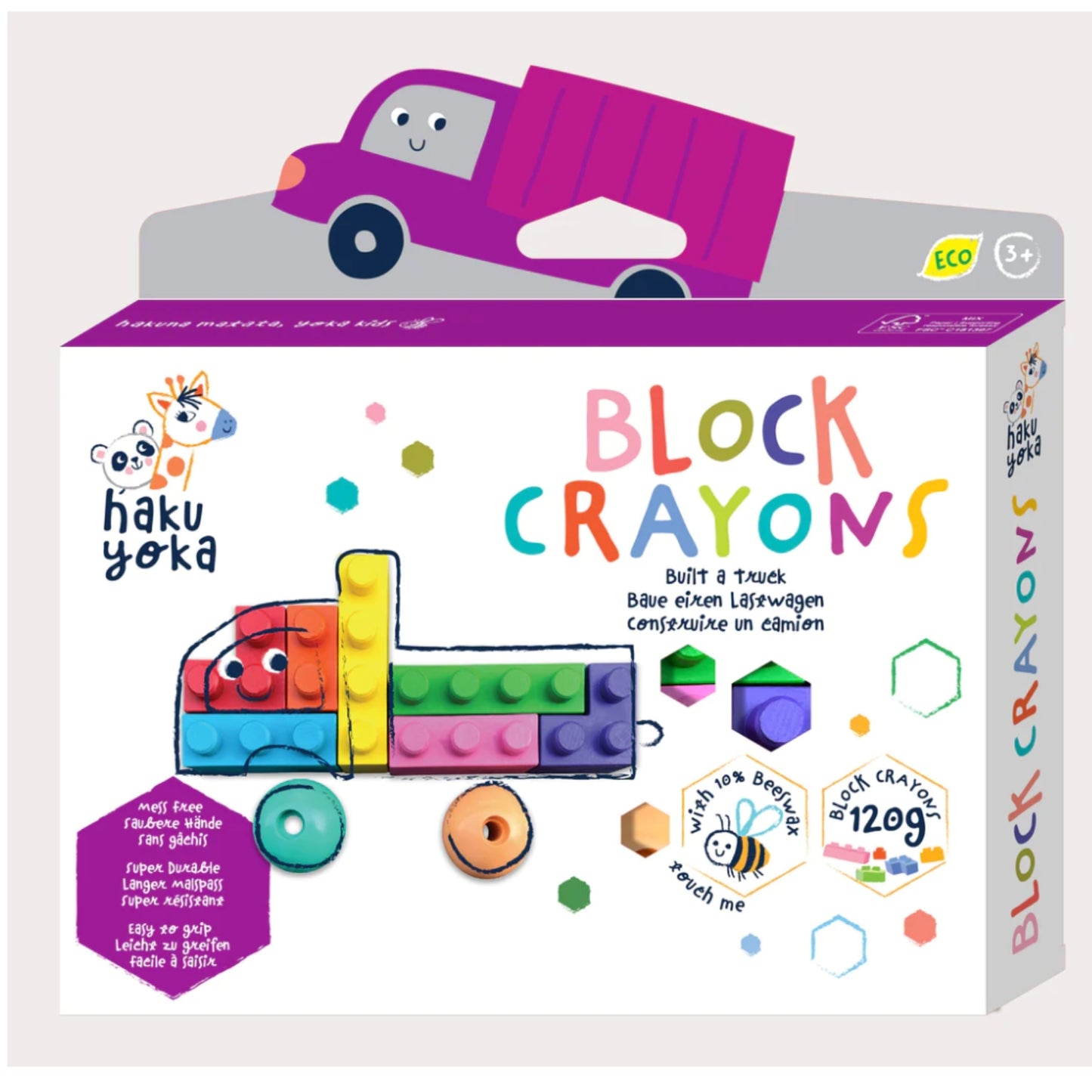 Truck Block Crayons