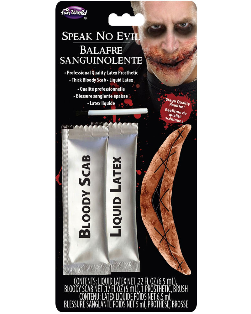 3D Speak No Evil FX Appliance Transfer Prosthetic
