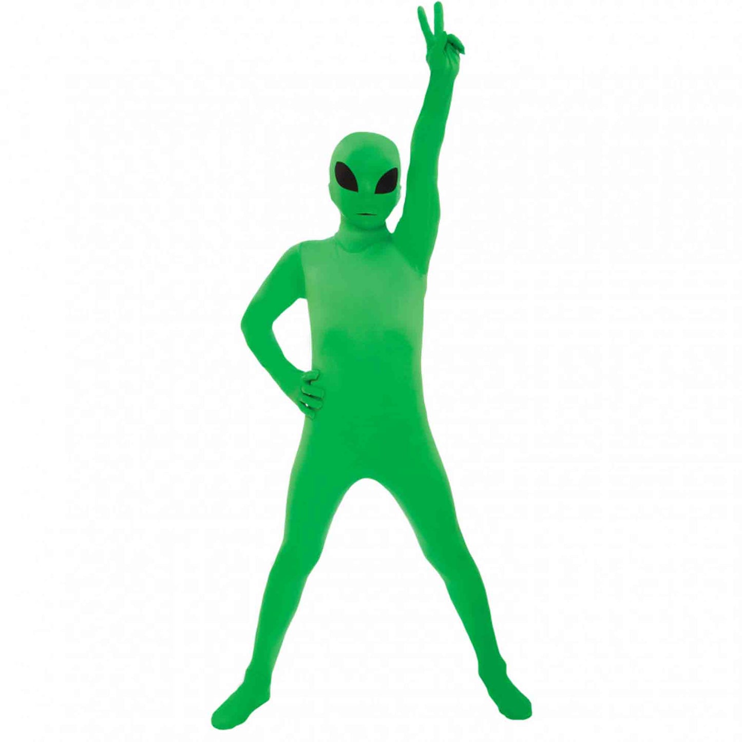 Alien Morphsuit Kids Costume 4-6 Years