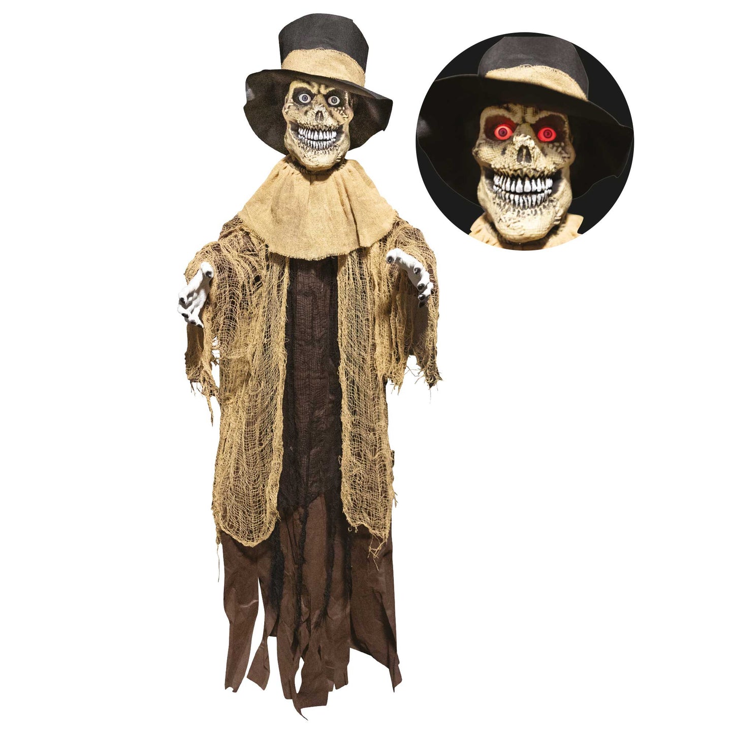 Hanging Reaper Animated Decoration 1.5m