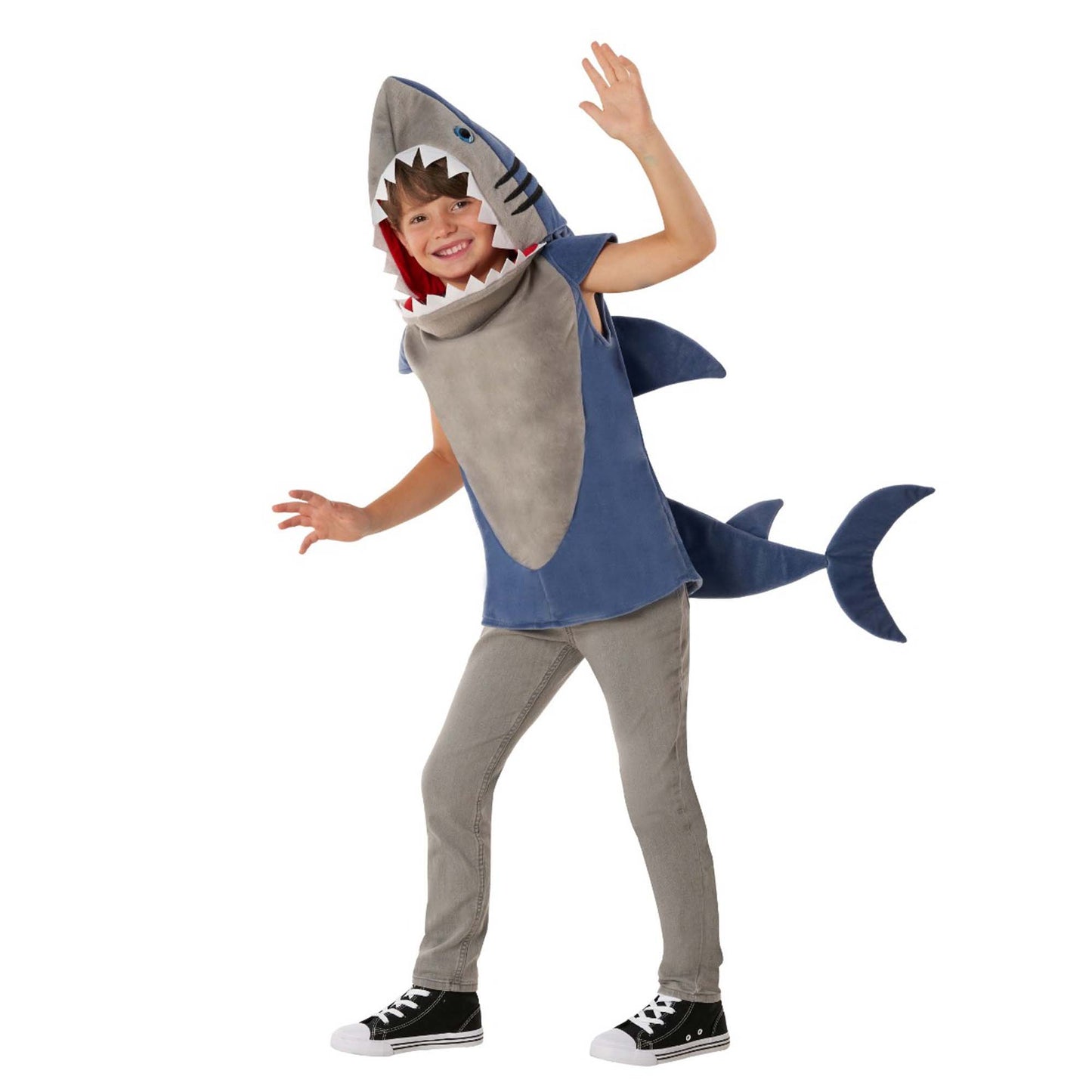 Great White Shark Tunic Kids Costume 4-6 Years