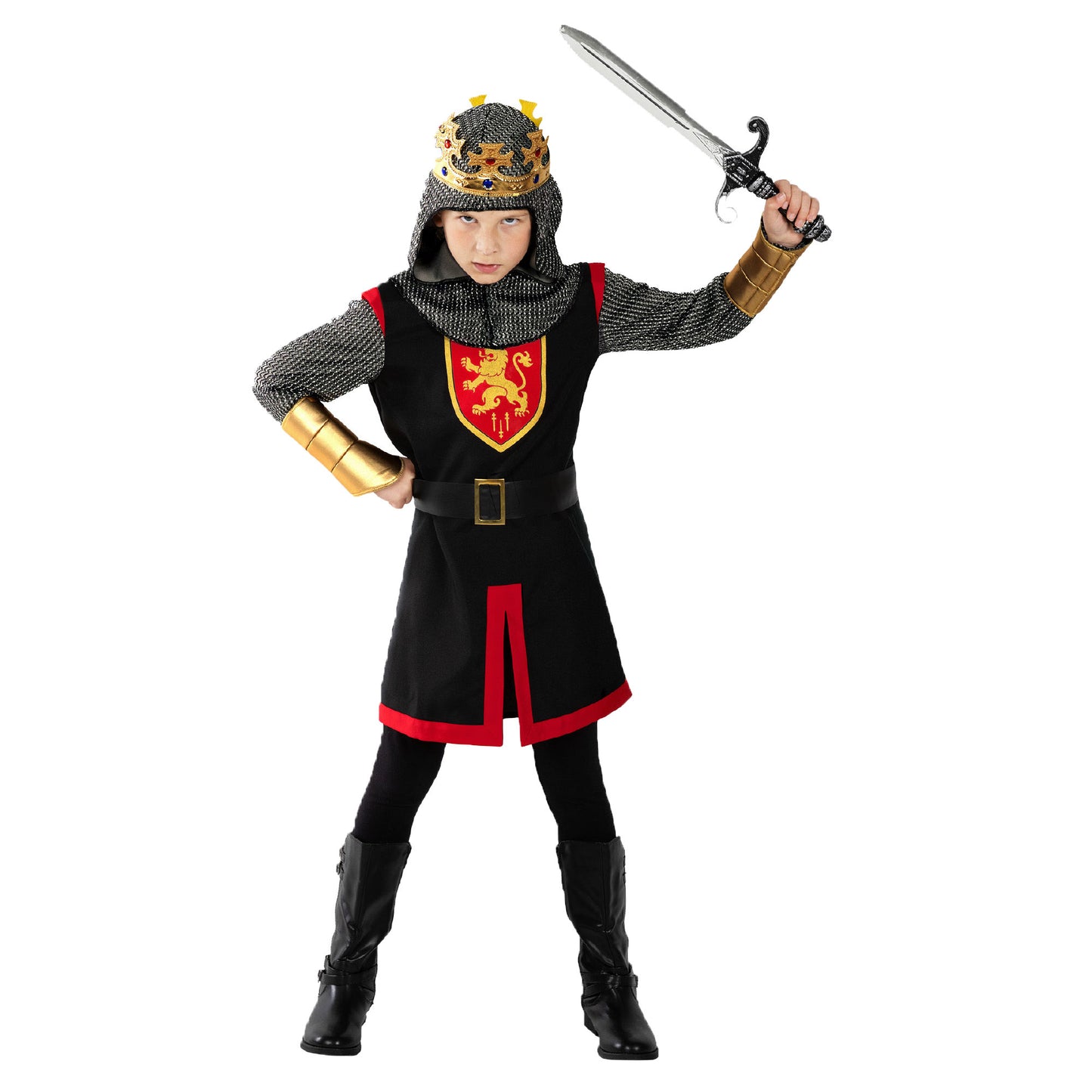 King Knight Boys Costume 7-9 Years