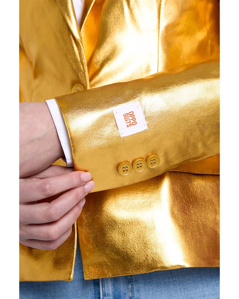 70s Groovy Gold Opposuit Womens Jacket