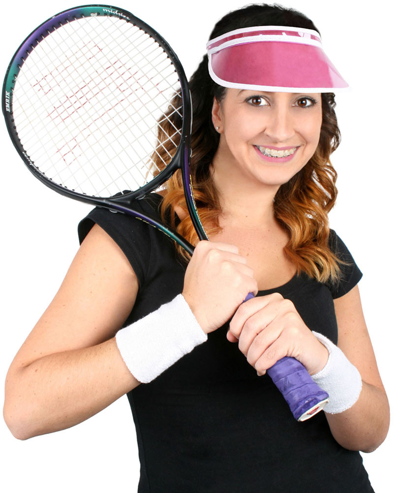 80s Pink Visor