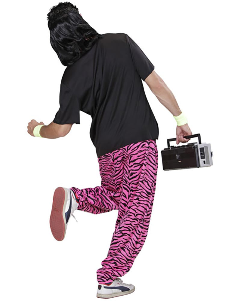 80s Pink Zebra Baggy Pants