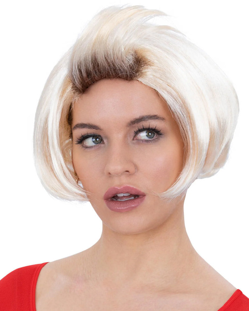 90s Mary Flick Short Blonde Wig