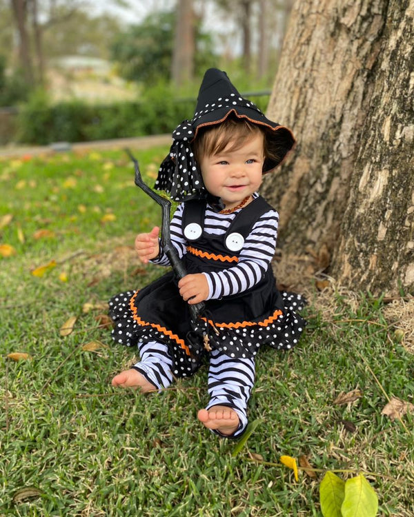 Crafty Little Witch Baby and Toddler Girls Costume