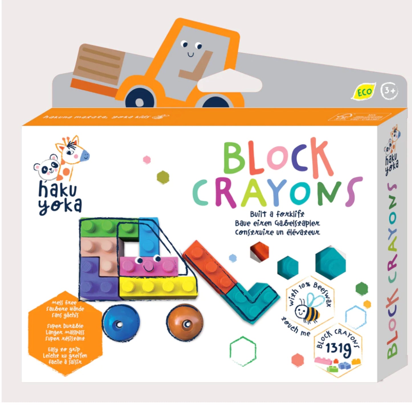 Forklift Block Crayons