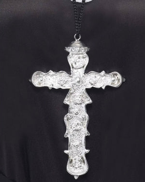Ornate Cross Pendant Necklace