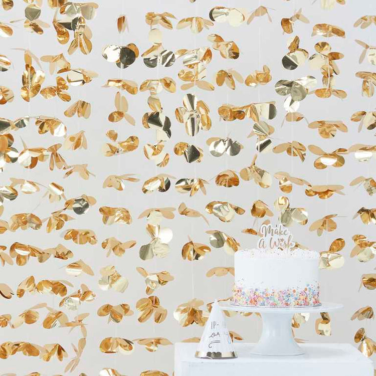 Pick and Mix Gold Photobooth Backdrop