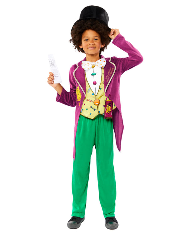 Roald Dahl Charlie and the Chocolate Factory Willy Wonka Boys Costume