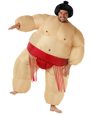 Sumo Red MegaMorph Inflatable Mens Costume