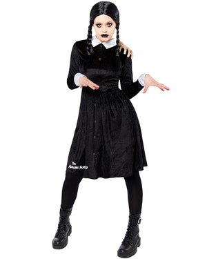 The Addams Family Wednesday Womens Costume