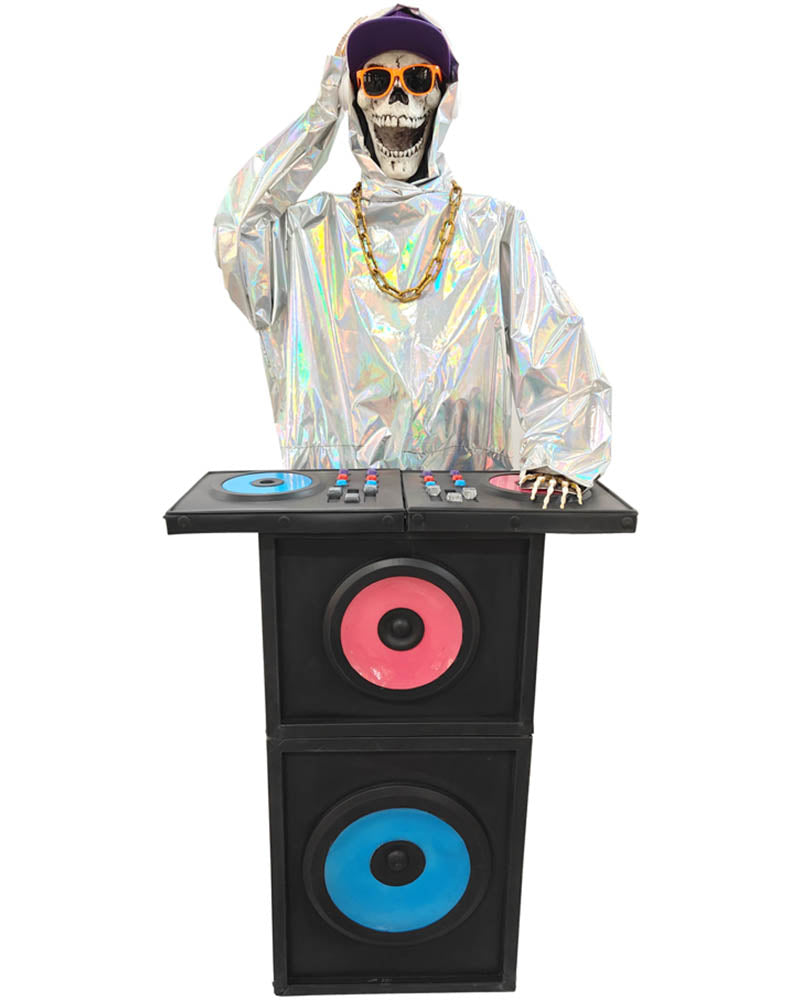 DJ Reaper Animated Halloween Decoration 1.7m