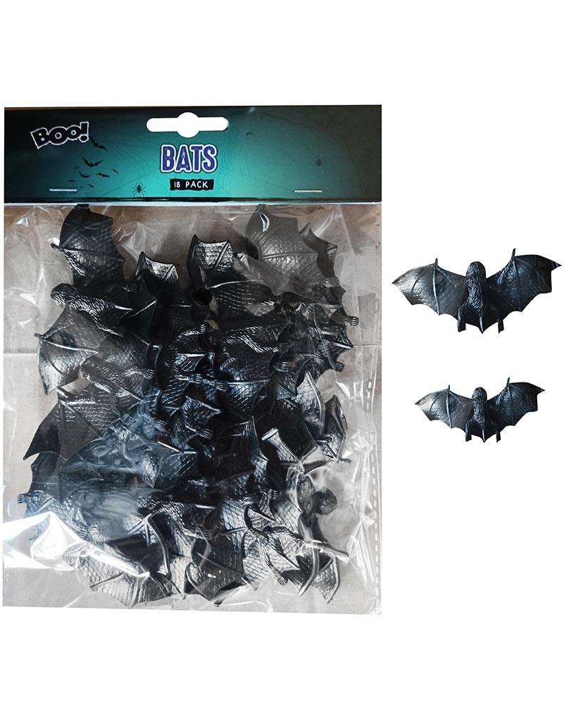 Bats 9cm Pack of 18 For Halloween