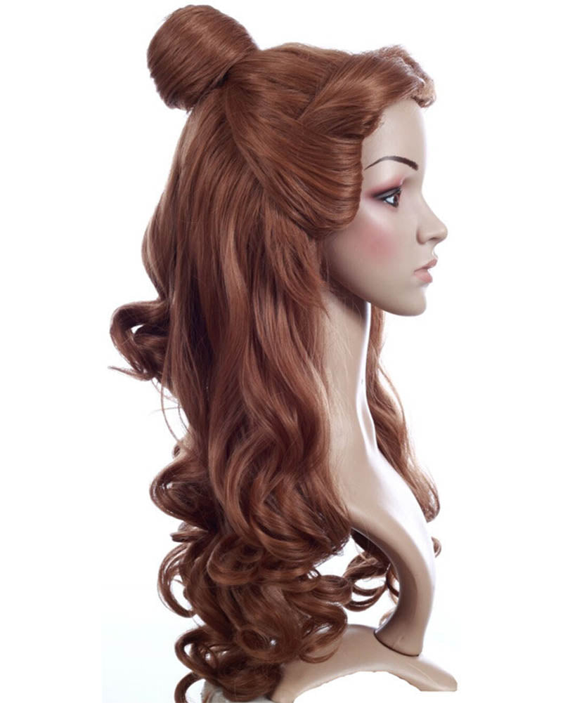 Belle of the Ball Premium Long Curly Brown Wig
