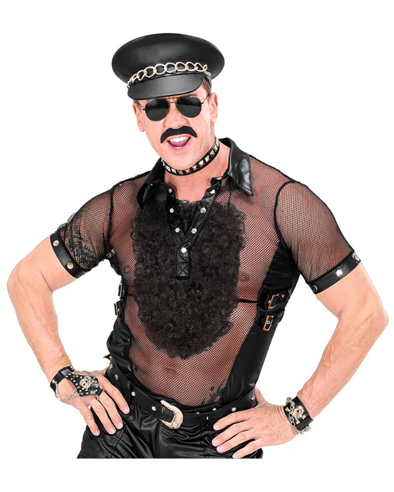 Black Hairy Chest