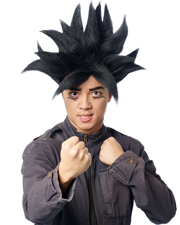Black Warrior Anime Wig