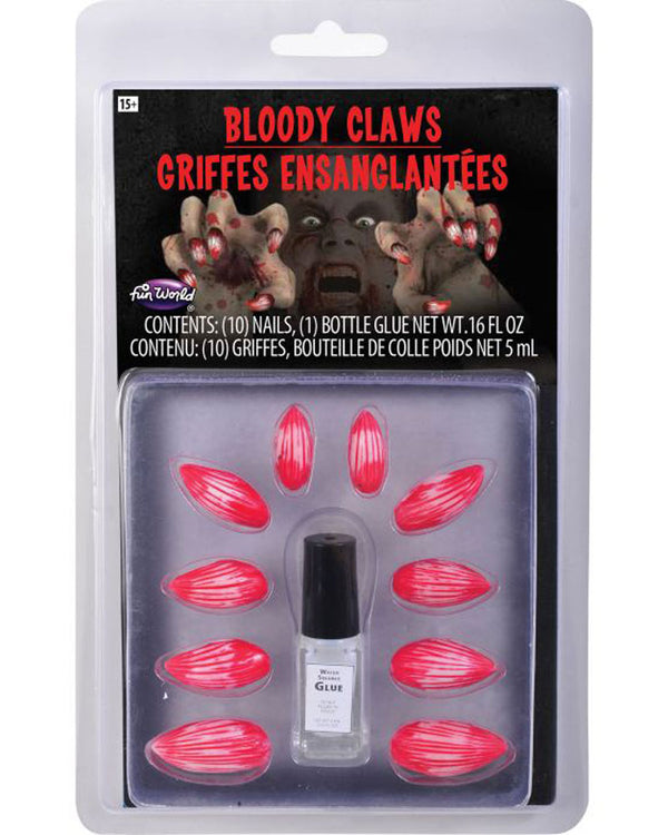 Bloody Claws Stick on Nails