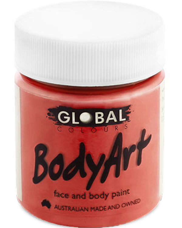 Brilliant Red Face and Body Paint Tub 45ml