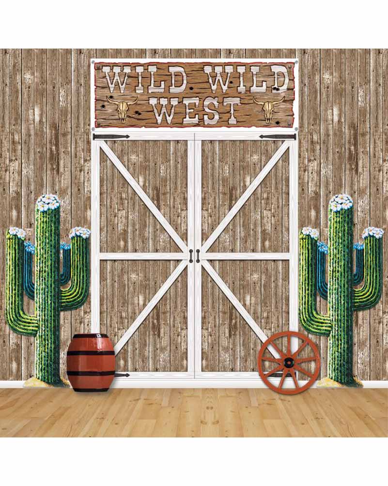 Brown Barn Door Scene Setter 1.8m