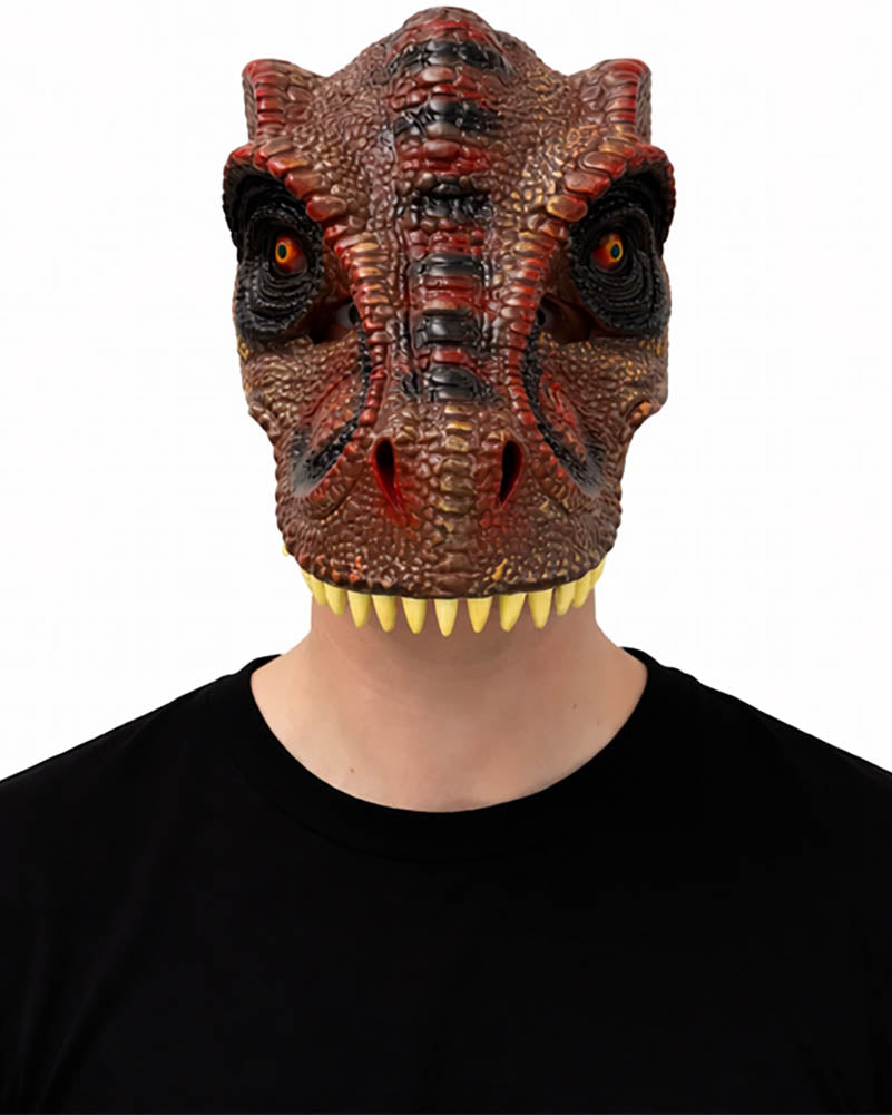 Brown Dinosaur Mask