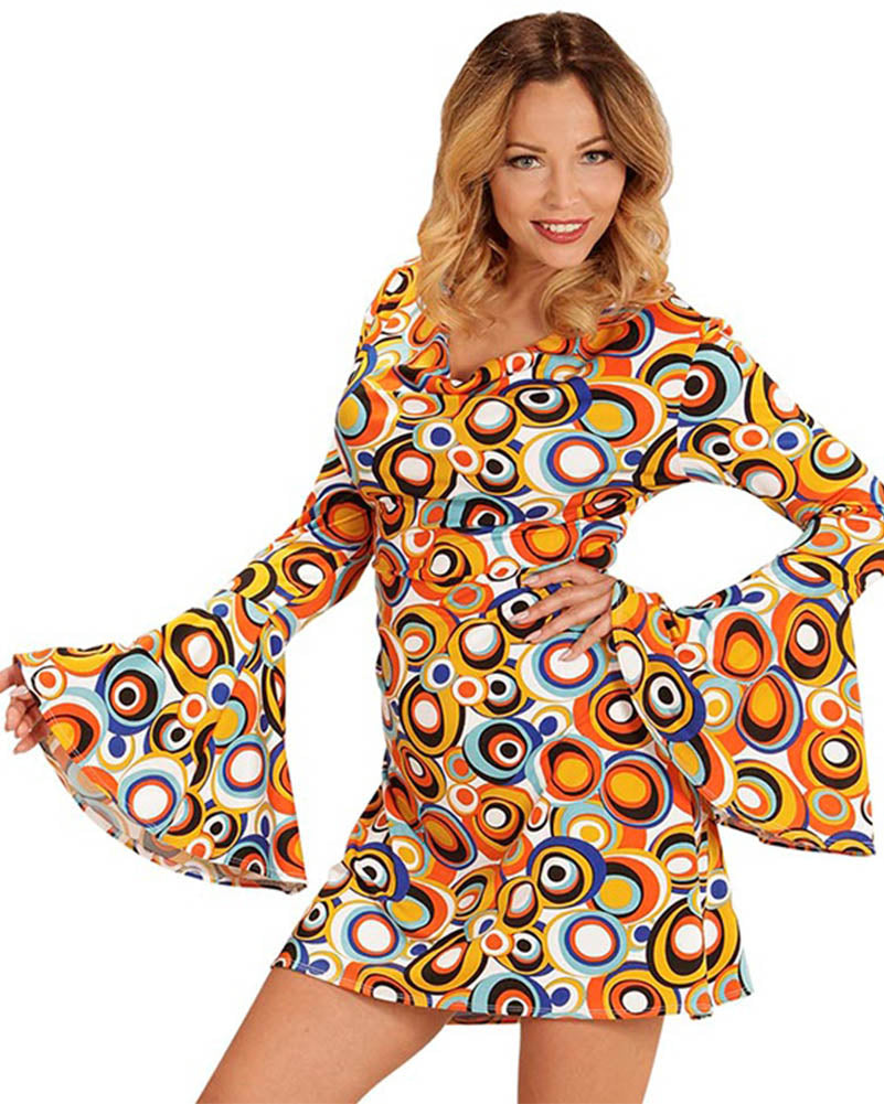 Bubbles 70s Groovy Style Womens Costume