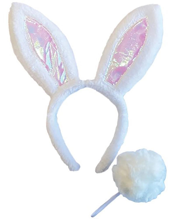Bunny Headband and Tail Set