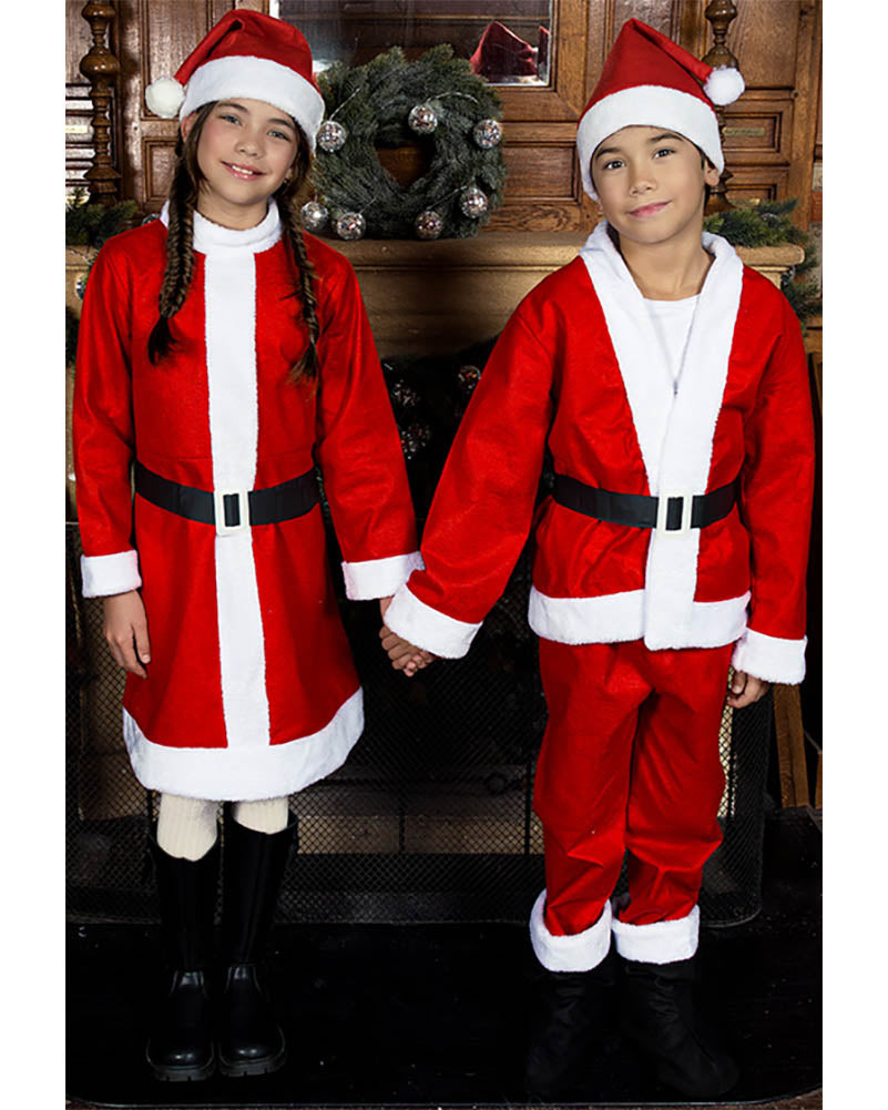 Carol Claus Girls Costume