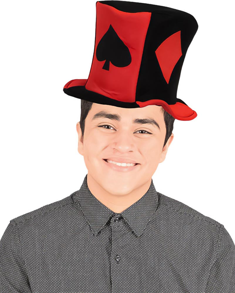 Casino Card Suit Fabric Hat