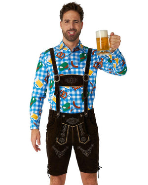 Check Oktoberfest Mens Suitmeister Shirt