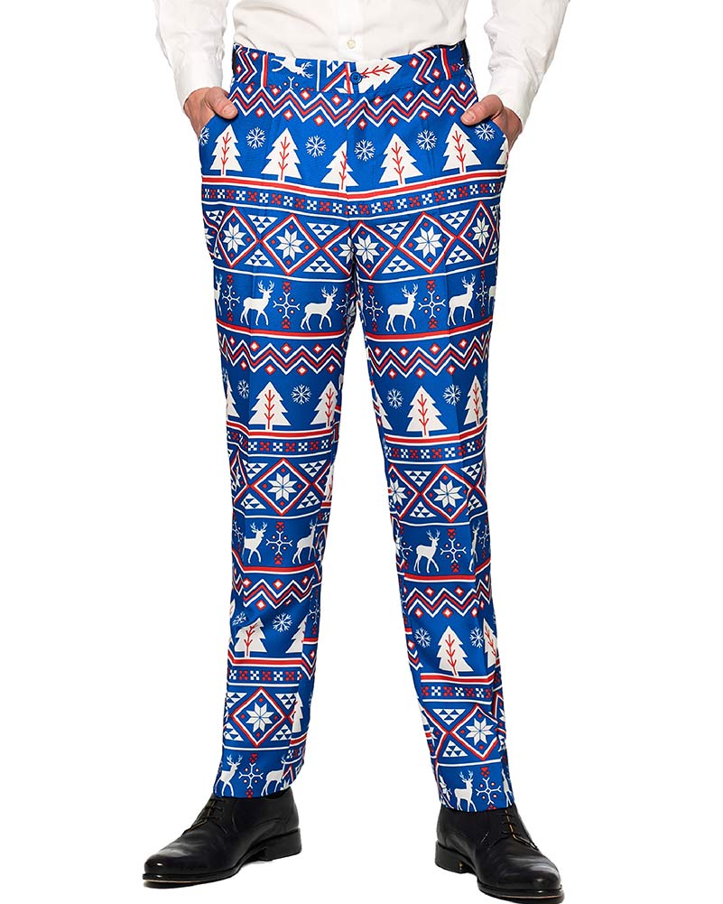 Christmas Blue Nordic Mens Suitmeister