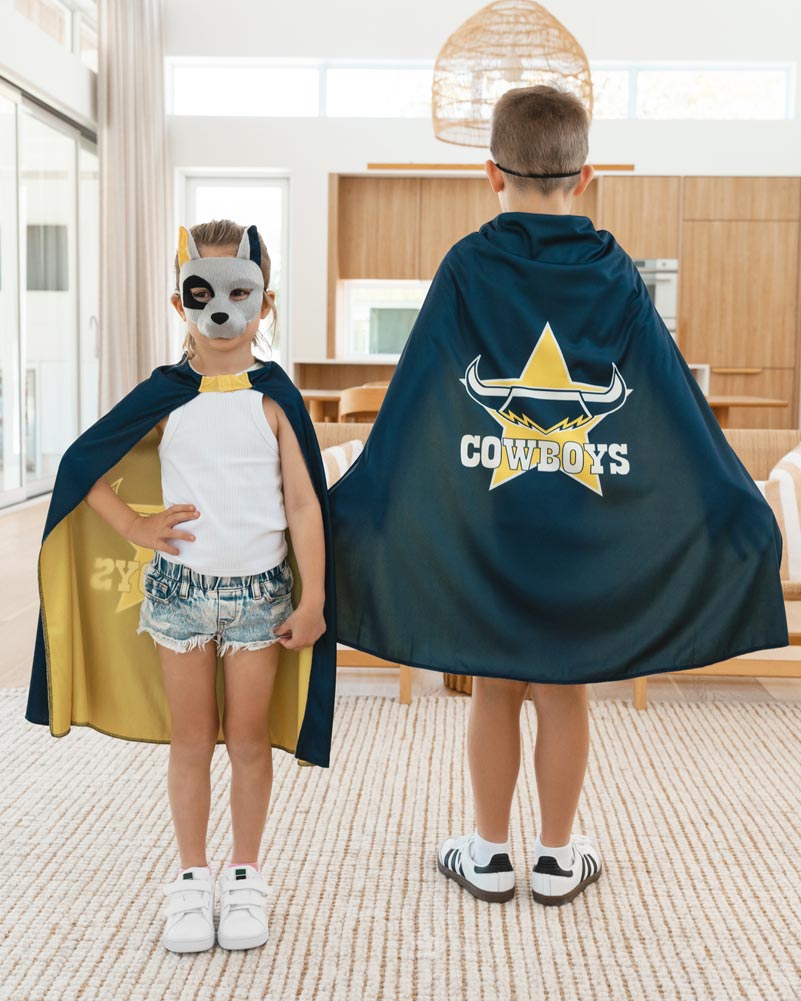 NRL Cowboys Mascot Kids Mask