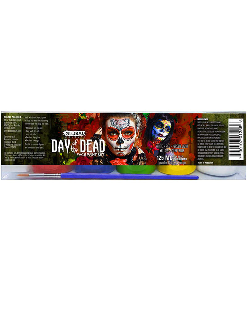 Day of the Dead Face and Body Paint Pack of 5