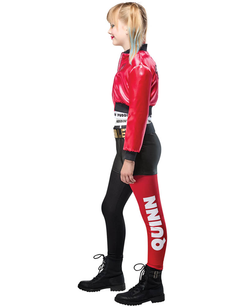 DC Comics Harley Quinn Red and Black Deluxe Girls Costume