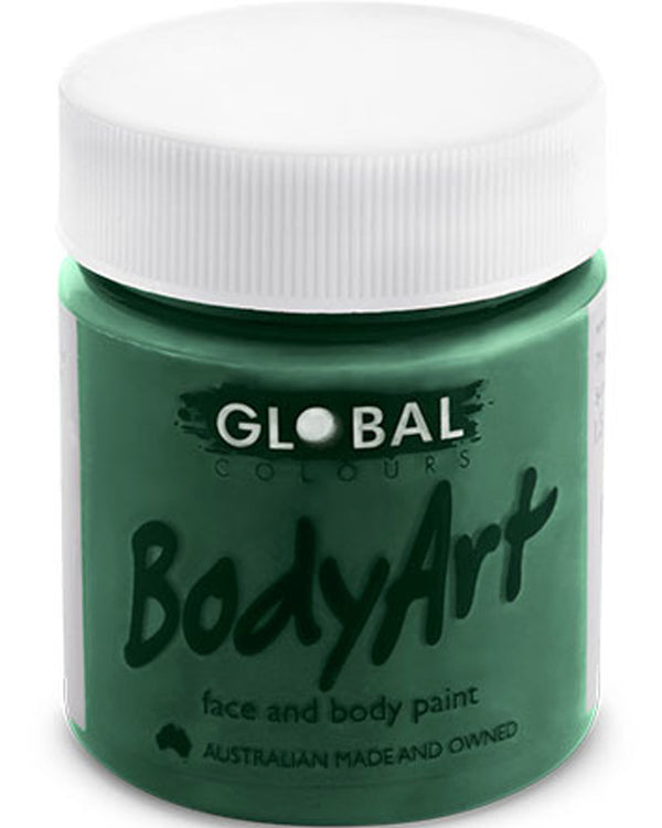 Deep Green Face and Body Paint Tub 45ml