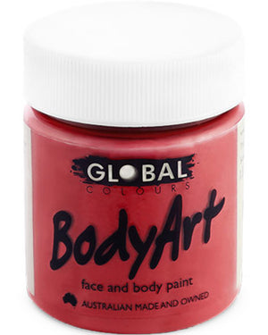 Deep Red Face and Body Paint Tub 45ml