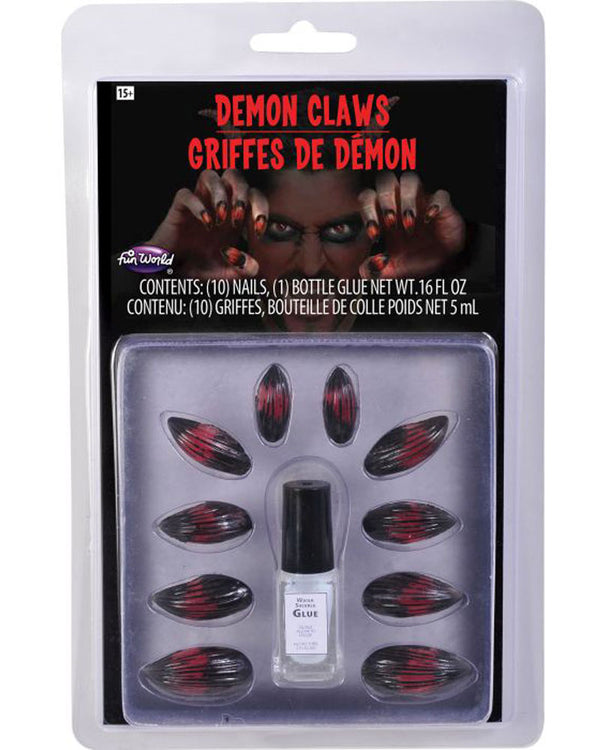 Demon Claws Stick on Nails