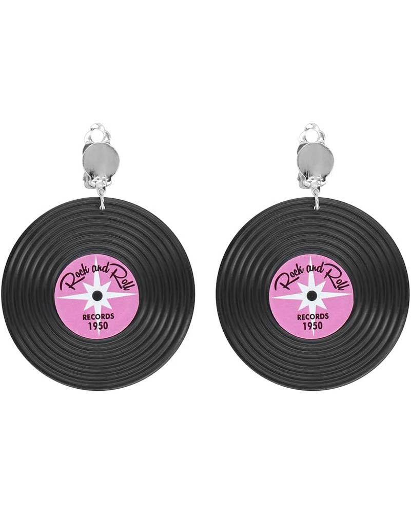 Disco Record Earrings