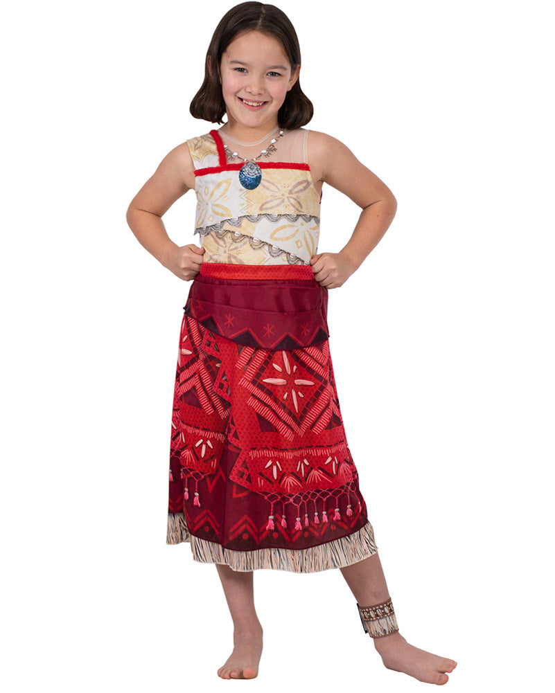 moana 2 dress Disney Deluxe Girls Costume – CostumeBox Australia Give your daughter an Zeina Color:As Photo(Black) R & M Richards