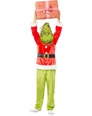 Dr Seuss The Grinch Classic Kids Christmas Costume