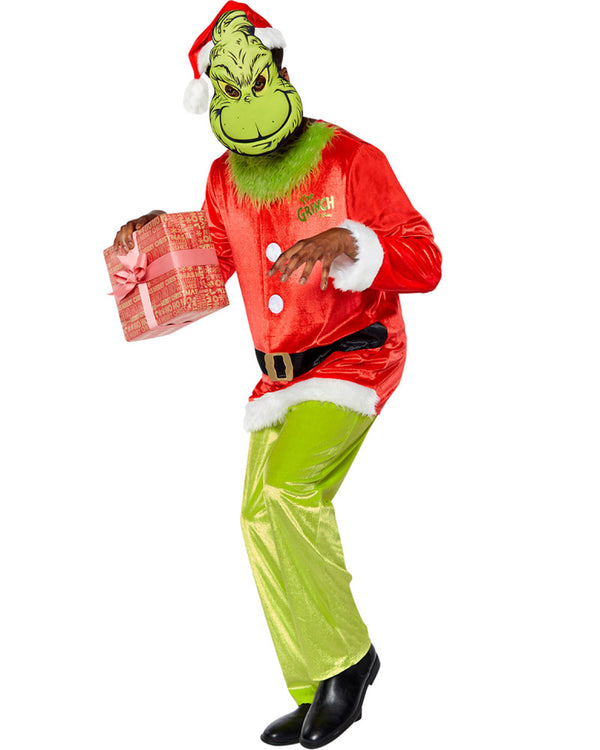 Dr Seuss The Grinch Classic Mens Christmas Costume