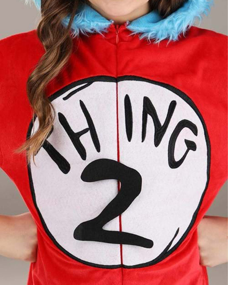 Dr Seuss Thing 1 and 2 Jumpsuit Kids Costume