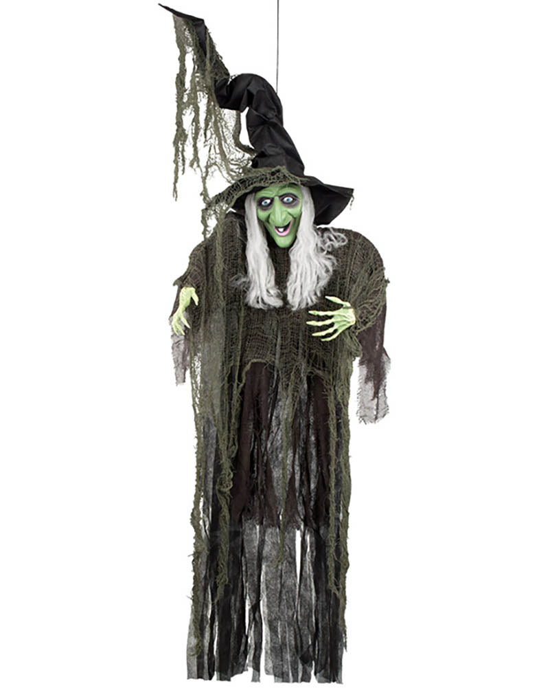 Evil Witch Hanging Halloween Decoration 1.9m