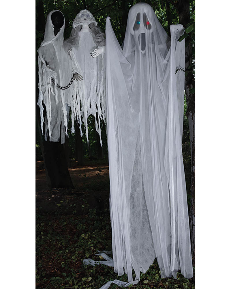Faceless Ghost Hanging Halloween Decoration 1m