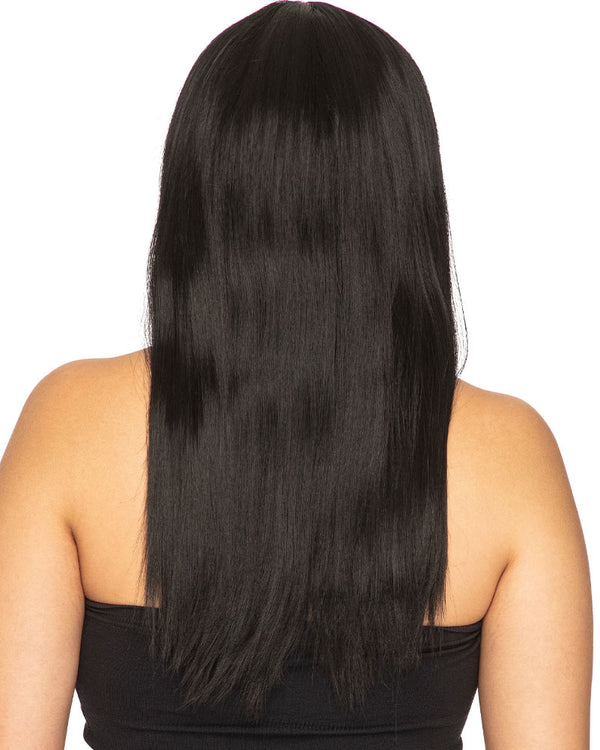 Fashion Deluxe Black Long Wig
