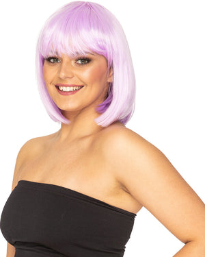 Fashion Deluxe Frosted Lavender Bob Wig