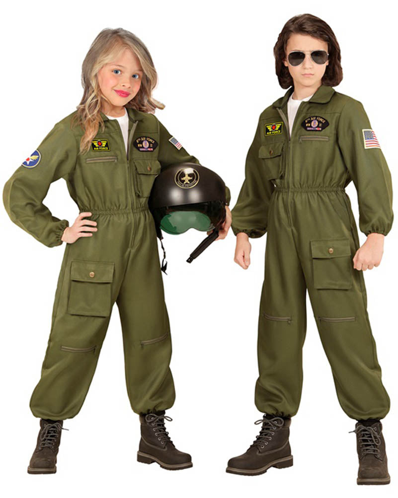 Fighter Jet Pilot Kids Costume