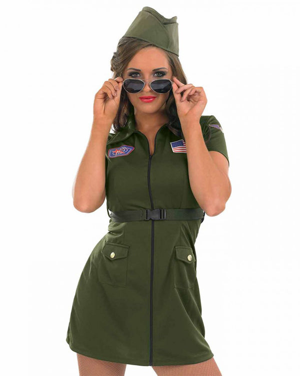 Fighter Pilot Womens Costume