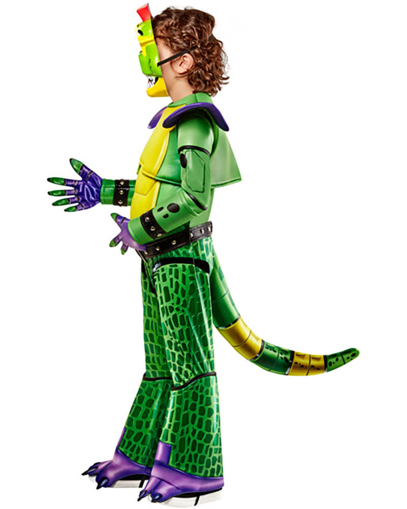 Five Nights at Freddys Glamrock Monty Gator Deluxe Boys Costume
